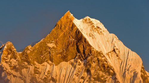 Machhapuchhre / Fish Tail Mountain, Nepal, Himalaya, Asia.