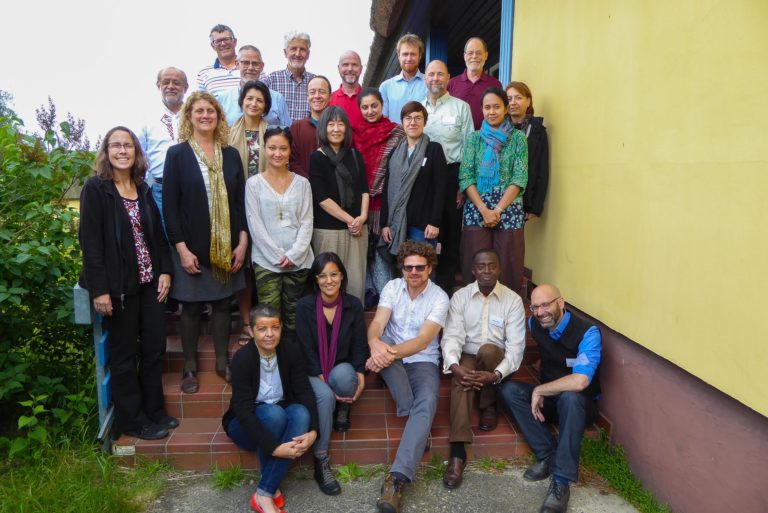 Les participants de l'atelier, à l'Académie internacionale pour la conservation de la nature de l'Ile de Vilm (Alemagne), le 16 juin 2017.