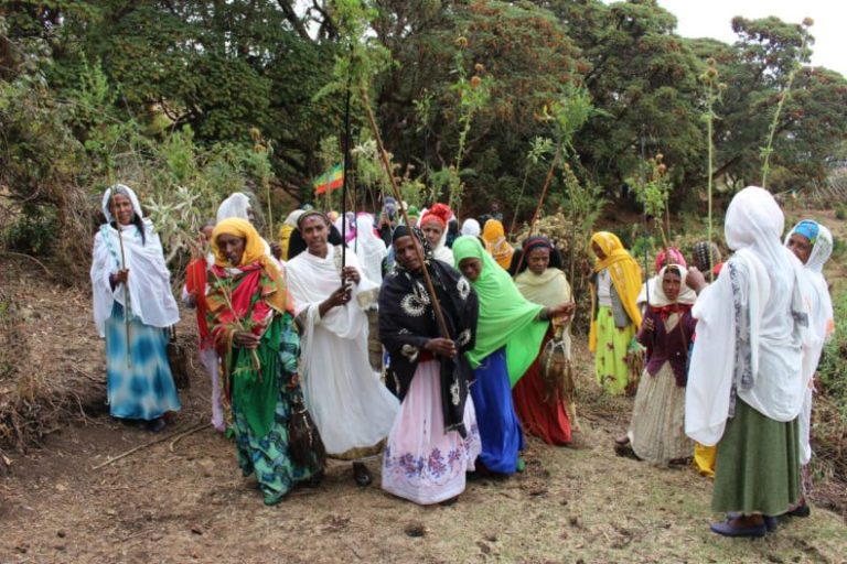 Sacred site custodians from Bale Ethiopia. (Photo by Tamara Korur)