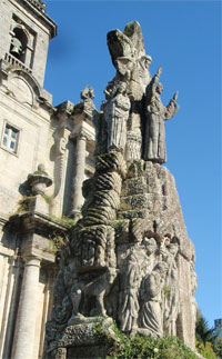Monument à St François d'Assise à Santiago de Compostela