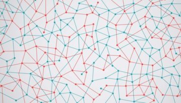 Abstract Dot Connection Network Background