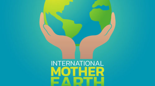 International Mother Earth Day logo icon design, vector illustra