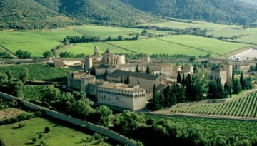 Monestir de Poblet - aèria